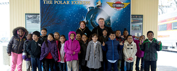 LeBron's 3rd Graders Hop On The Polar Express Powered By FirstEnergyFoundation