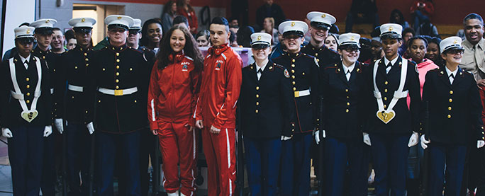 East JROTC Gets Served In Latest Uniform Drop